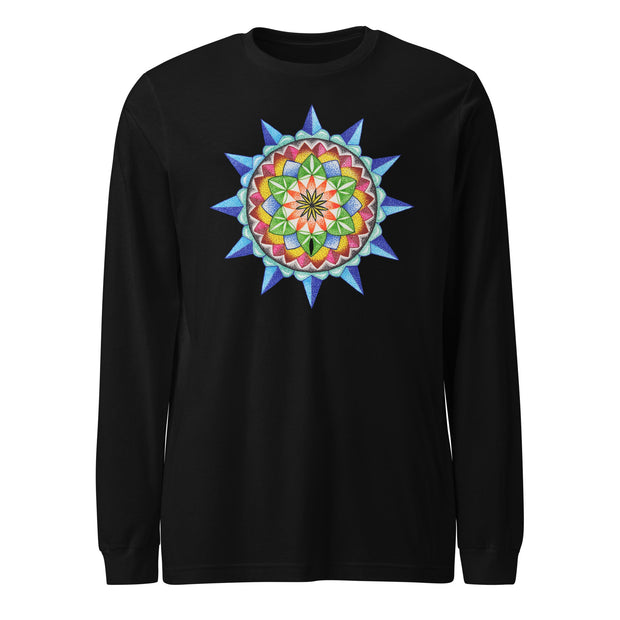 420 Mandala Unisex Long Sleeve Tee - Martin K Designs