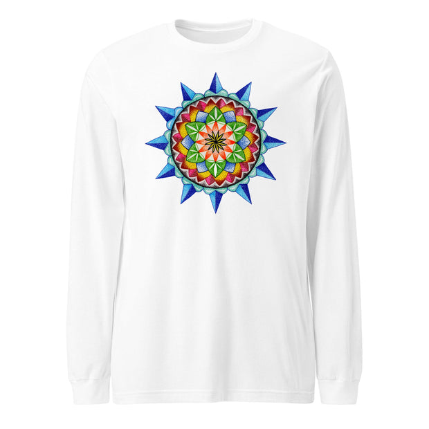 420 Mandala Unisex Long Sleeve Tee - Martin K Designs