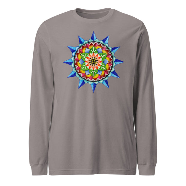 420 Mandala Unisex Long Sleeve Tee - Martin K Designs