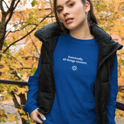All Things Connect Dark Unisex Long Sleeve Tee - Flowstate Apparel