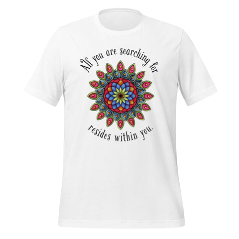 All You Are Searching For Unisex Eco t-shirt - Martin K Designs