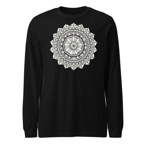 Ancient Future Mandala Unisex Long Sleeve Tee - Martin K Designs