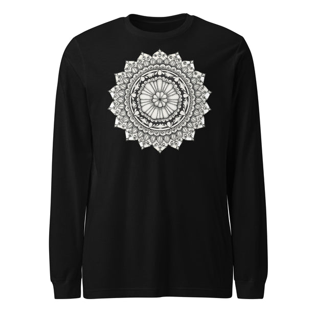 Ancient Future Mandala Unisex Long Sleeve Tee - Martin K Designs