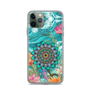 Aquamarine Clear Case for iPhone® - Martin K Designs