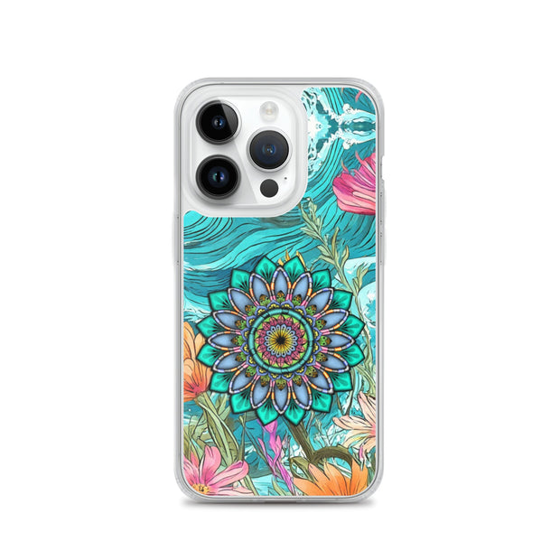 Aquamarine Clear Case for iPhone® - Martin K Designs