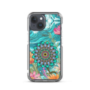 Aquamarine Clear Case for iPhone® - Martin K Designs