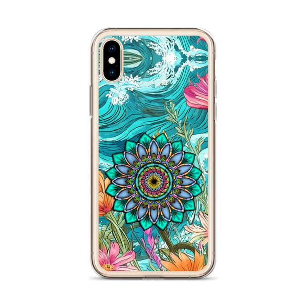 Aquamarine Clear Case for iPhone® - Martin K Designs