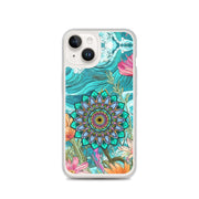 Aquamarine Clear Case for iPhone® - Martin K Designs