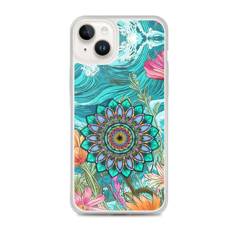Aquamarine Clear Case for iPhone® - Martin K Designs