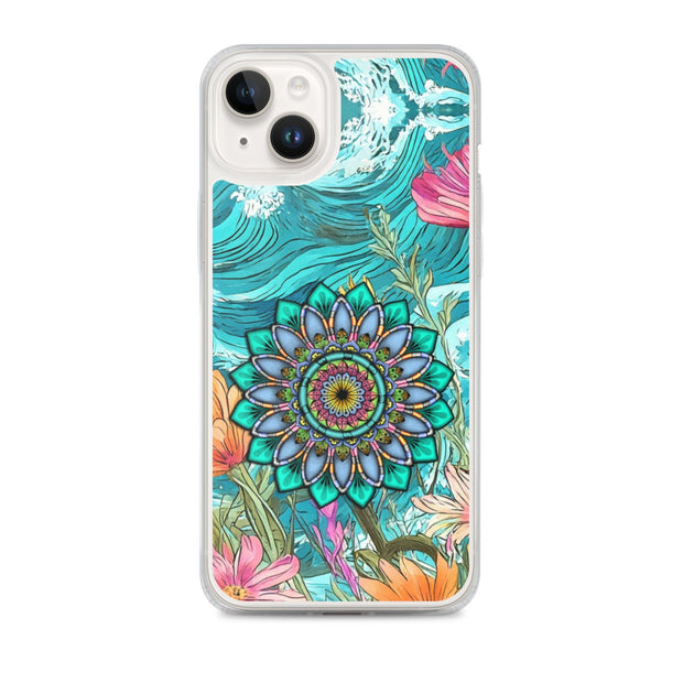 Aquamarine Clear Case for iPhone® - Martin K Designs
