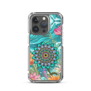 Aquamarine Clear Case for iPhone® - Martin K Designs