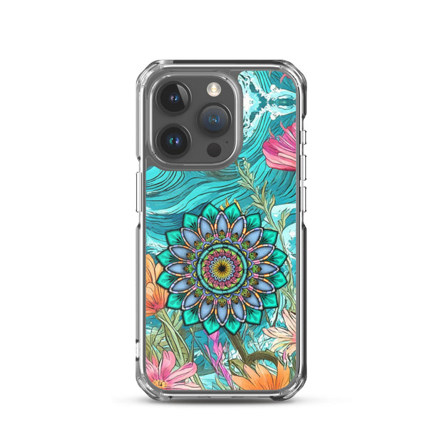 Aquamarine Clear Case for iPhone® - Martin K Designs