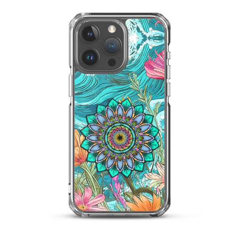 Aquamarine Clear Case for iPhone® - Martin K Designs