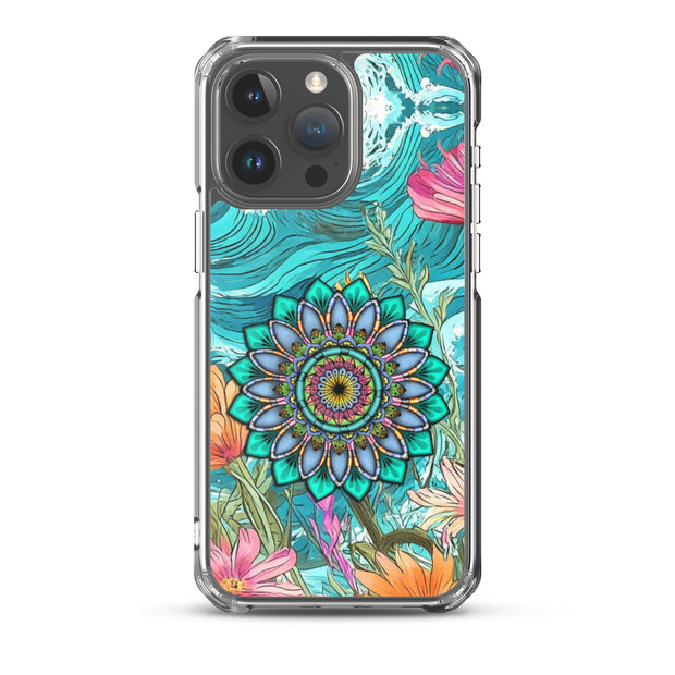 Aquamarine Clear Case for iPhone® - Martin K Designs