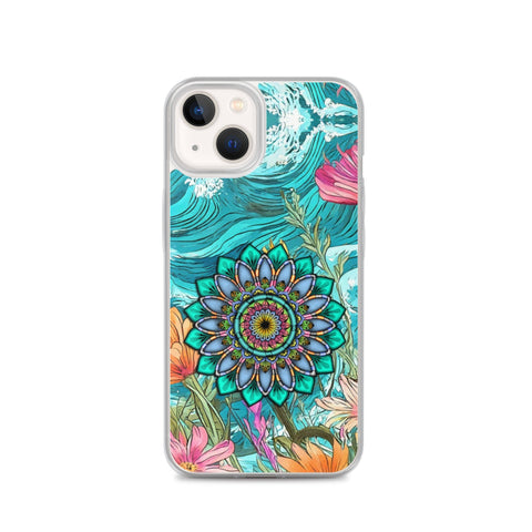Aquamarine Clear Case for iPhone® - Martin K Designs