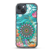 Aquamarine Clear Case for iPhone® - Martin K Designs