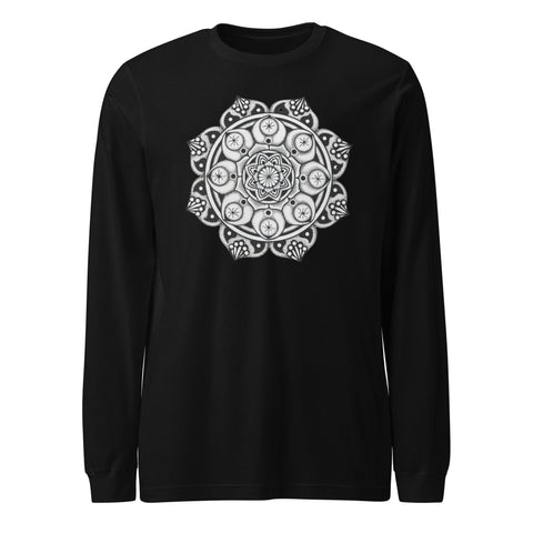 Arcturus Mandala Unisex Long Sleeve Tee - Martin K Designs