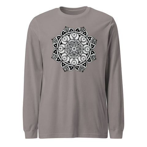 Arcturus Mandala Unisex Long Sleeve Tee - Martin K Designs