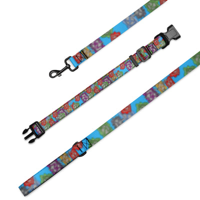 Binary Box Pet collar & leash - Flowstate Apparel