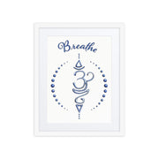 Breathe framed print with mat - Martin K Designs