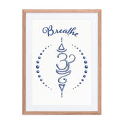 Breathe framed print with mat - Martin K Designs