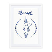 Breathe framed print with mat - Martin K Designs