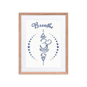 Breathe framed print with mat - Martin K Designs