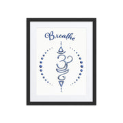 Breathe framed print with mat - Martin K Designs