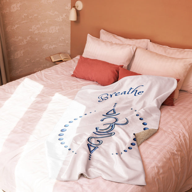 Breathe Sherpa blanket - Martin K Designs