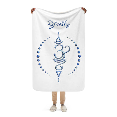 Breathe Sherpa blanket - Martin K Designs