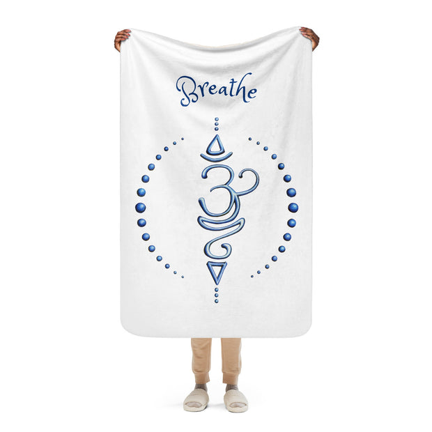 Breathe Sherpa blanket - Martin K Designs