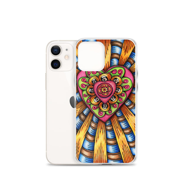Bursting Heart Clear Case for iPhone® - Martin K Designs