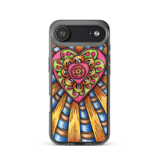 Bursting Heart Clear Case for iPhone® - Flowstate Apparel