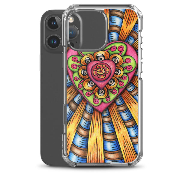 Bursting Heart Clear Case for iPhone® - Martin K Designs