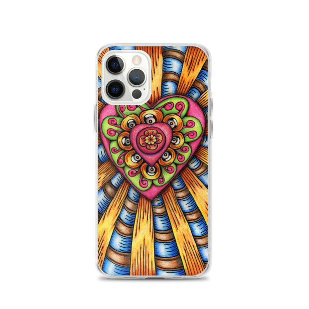 Bursting Heart Clear Case for iPhone® - Martin K Designs