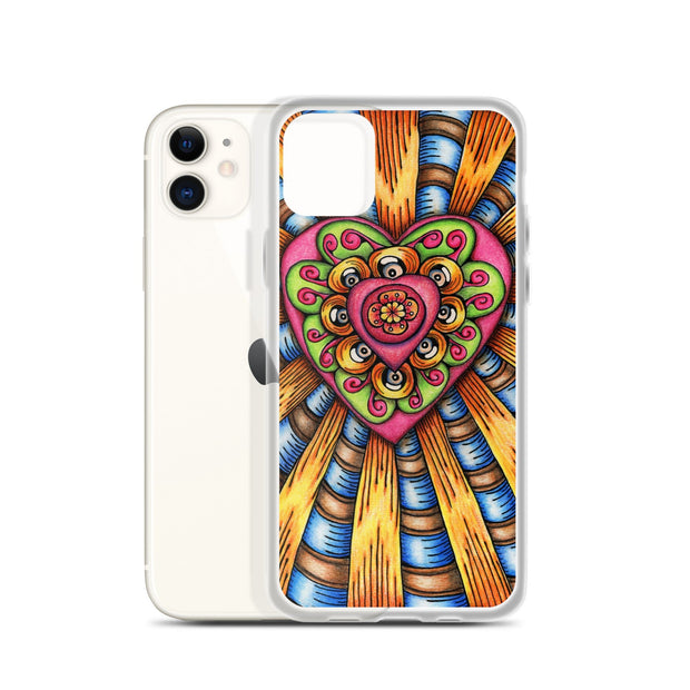 Bursting Heart Clear Case for iPhone® - Martin K Designs