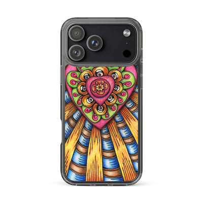 Bursting Heart Clear Case for iPhone® - Flowstate Apparel