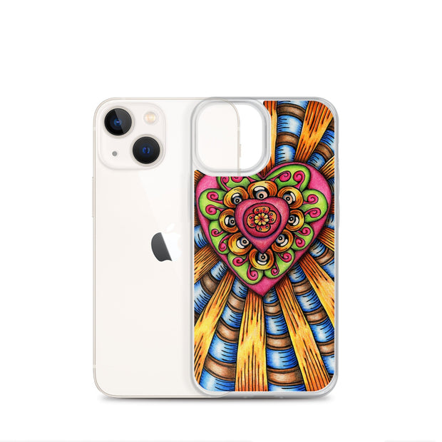 Bursting Heart Clear Case for iPhone® - Martin K Designs