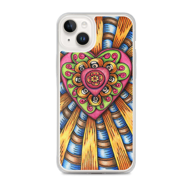Bursting Heart Clear Case for iPhone® - Martin K Designs