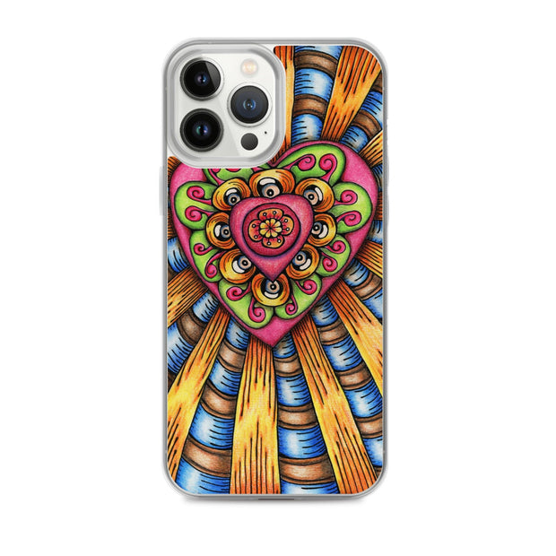 Bursting Heart Clear Case for iPhone® - Martin K Designs