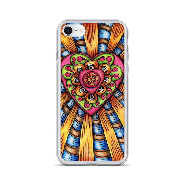 Bursting Heart Clear Case for iPhone® - Martin K Designs