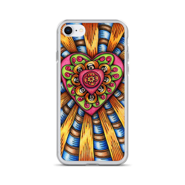 Bursting Heart Clear Case for iPhone® - Martin K Designs