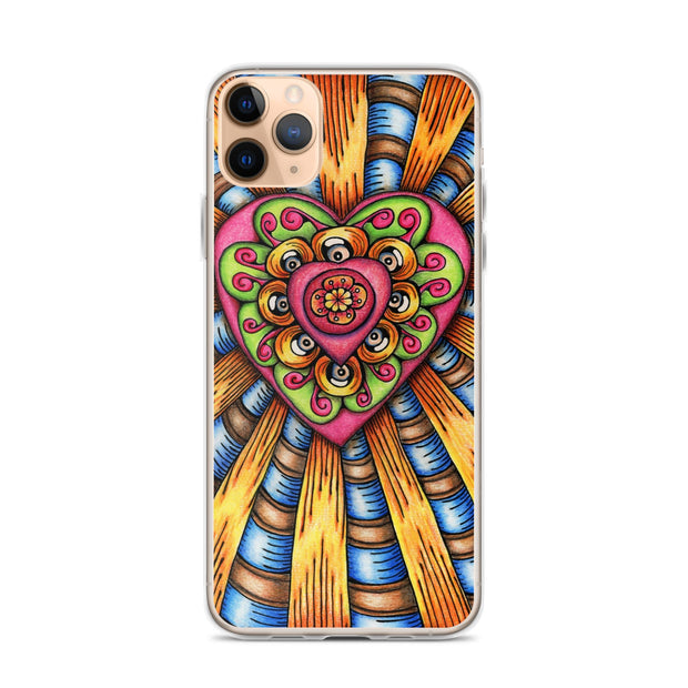 Bursting Heart Clear Case for iPhone® - Martin K Designs