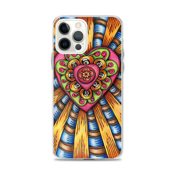 Bursting Heart Clear Case for iPhone® - Martin K Designs