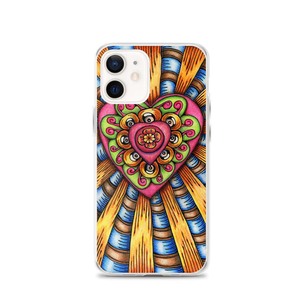 Bursting Heart Clear Case for iPhone® - Martin K Designs