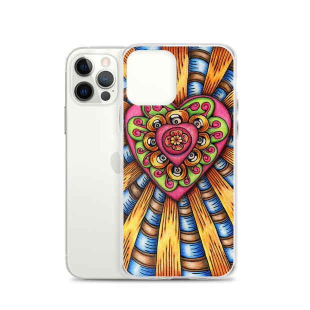Bursting Heart Clear Case for iPhone® - Martin K Designs