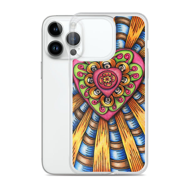 Bursting Heart Clear Case for iPhone® - Martin K Designs