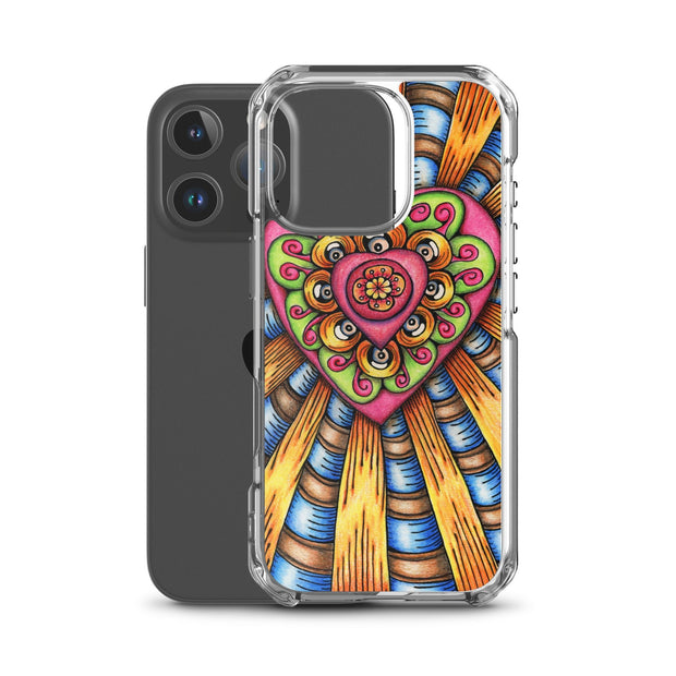 Bursting Heart Clear Case for iPhone® - Martin K Designs