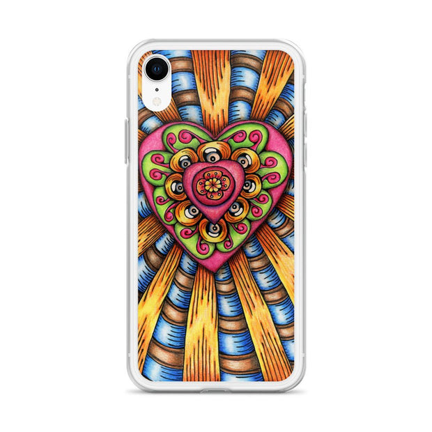 Bursting Heart Clear Case for iPhone® - Martin K Designs
