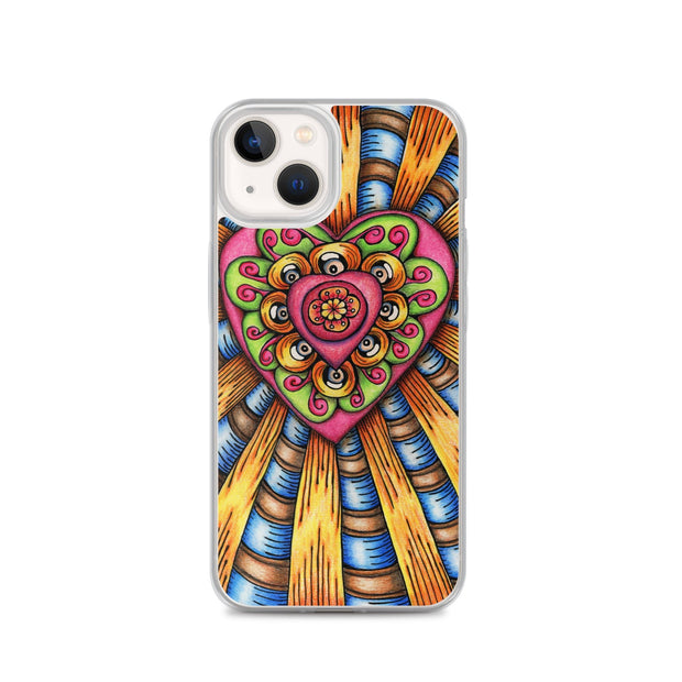 Bursting Heart Clear Case for iPhone® - Martin K Designs